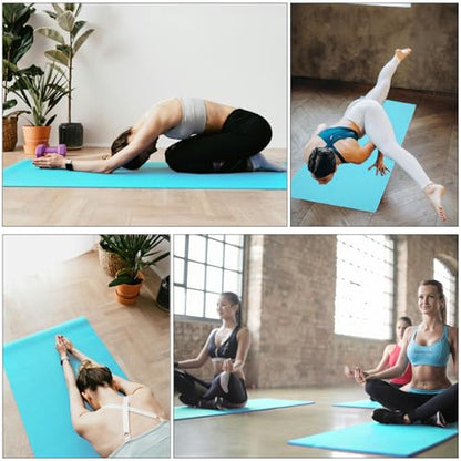 3 Pack Hot Yoga Towels, Sky Blue, 24 x 72 Inches - color: Sky Blue