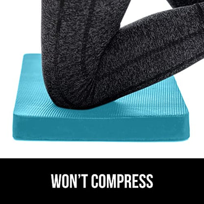 GORILLA GRIP® Extra Thick Foam Kneeling Pad for Gardening 17.5x11 Turquoise - color: Turquoise