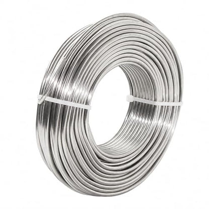 9 Gauge(3mm) Aluminum Craft Wire 50 Feet Flexible Metal Artistic Floral Jewelry Sculpting Wire for Bonsai Trees Floral Armature DIY Jewelry Craft Making - size: 3mm