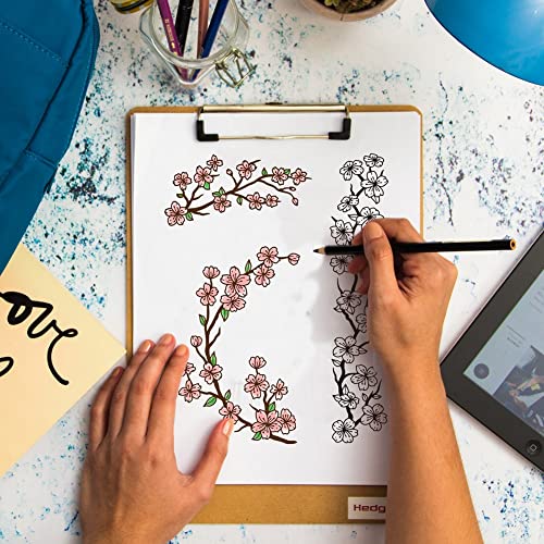 OLYCRAFT 2pcs 8.6x11 Inch Sakura Silk Screen Printing Stencils Self-Adhesive Silk Screen Stencils Cherry Blossom Border Screen Stencils Reusable Mesh Transfers for Painting on Wood T-Shirts Bags - color: Sakura
