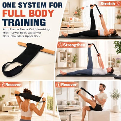 Full Body Exercise Device for Strengthening and Hamstring Stretching