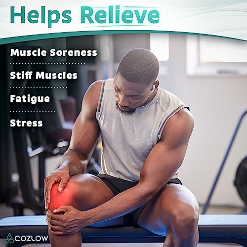 Massage Ball, Muscle Massager Roller, Trigger Point Deep Tissue Release | Cozlow handheld ball rolling tool with strong grip - manual massage therapy for whole body pain relief - helps relax muscles - color: Massage Ball