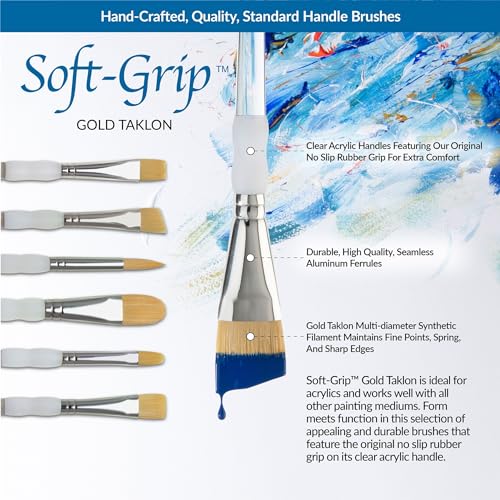 Royal & Langnickel SG-304 5 Piece Flat Brush Set