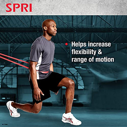 SPRI Resistance Training and Exercise Pull Up Bands - 3 Pack - Durable, Strong, Resistance Loop Bands for Assisted Pull-Ups, Strength Training, Increasing Stamina, and Flexibility