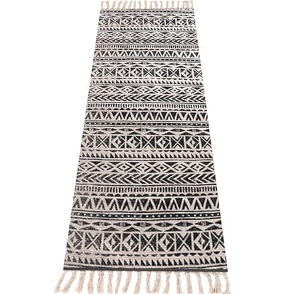 nuveti Cotton Yoga Mat - Absorbent, Grippy Tight Weave, Ashtanga & Hot Yoga Rug, Helps with Slippery Hands & Feet - color: BoBi-New