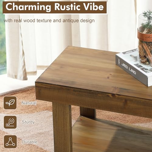 HOKYHOKY Solid Wood Entryway Bench - 42.6" Farmhouse Long Narrow Benches - size: 42.6"