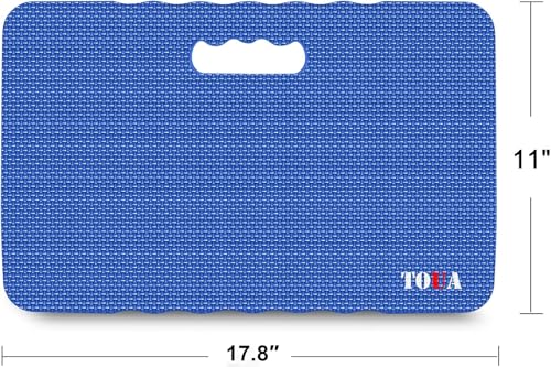 Kneeling Pad Thick Extra Large High Density Foam Comfort Kneeling Pad for Work Gardening Yoga Exercise Garden Knee Pad, 1 Pack - color: Blue, size: Large - 1 Pack