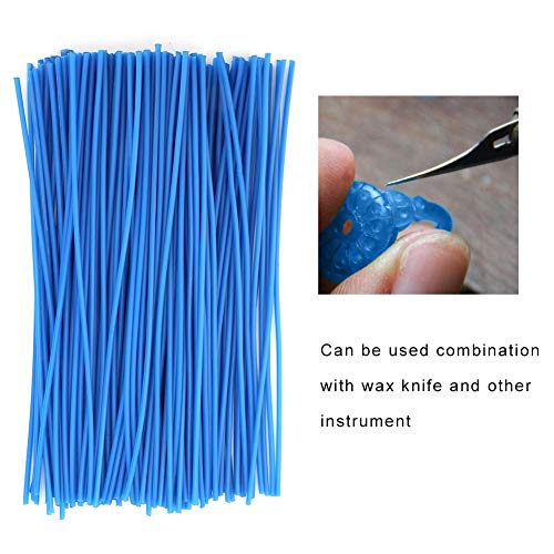 Casting Wax Lines, 1mm Round Wax Wire Jewelry Wax Line Jewelry Modeling Making Ring Modeling Making Tool for DIY Craft Ring Making - size: 1mm