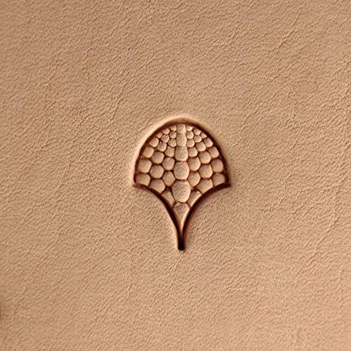DandS ltd Leather Stamp Tool Kit, Dragon Scale, Professional Steel Craft Tool for Leatherworking, Embossing, Carving & Stamping Leather Projects, Belts & DIY Projects Compatible with Mallet #392KIT - color: Dragon Scale Kit