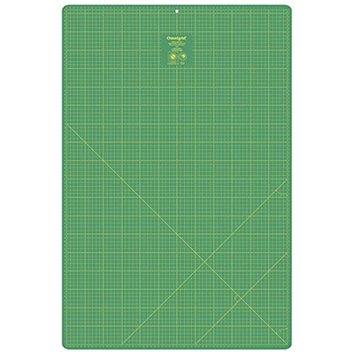 Omnigrid Double Sided Self-Healing Cutting Mat, 24" x 36" - size: 37.3"L x 25.3"W