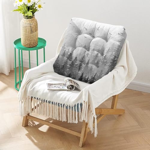 Meditation Cushion, Floor Pillows for Sitting, Meditation Pillow for Tatami Living Room, Yoga Sitting, Floor Pillow in Home & Outdoor, Memory Foam Added, 22x22 Inch - color: Cloud Forest, size: Square