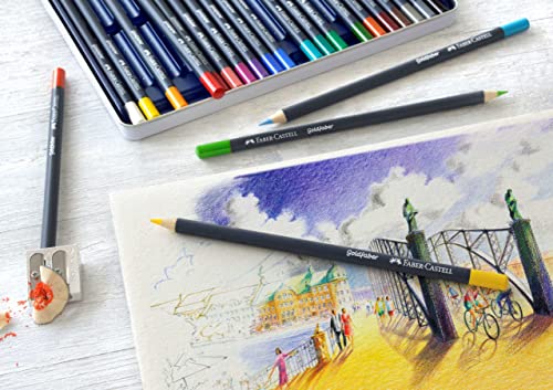 Faber-Castell Creative Studio Goldfaber Color Pencils - Tin of 48 - size: 1 Count (Pack of 48)
