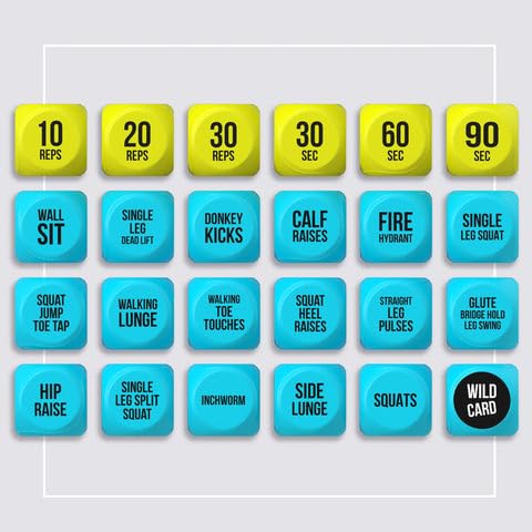 4 PCS Exercise Dice, 6 Sided Foam Workout Dice Set, Teens & Adults - Blue | 2.75" Each, Fun Fitness Dice for PE, Group Classes & Home Gym, Solo or Team Use, Fitness Gift for Coaches & Gym Lovers - color: Blue