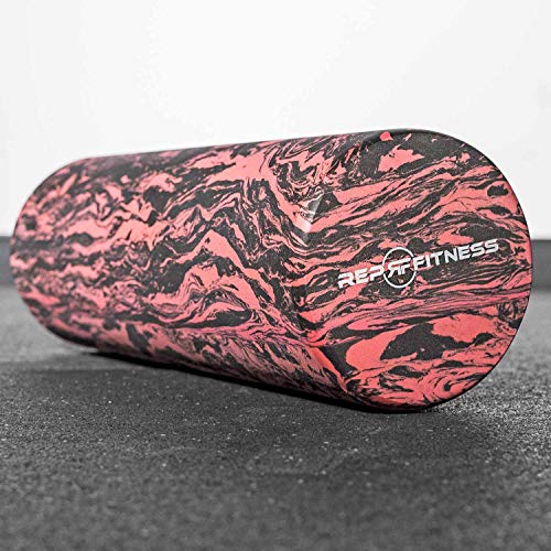 Rep Fitness Dense Foam Roller | 18" Muscle Recovery Tool | High Density Massage Cylinder | Back Pain Relief Equipment | Yoga Exercise Gear | Trigger Point Therapy Roller - size: 6x18”