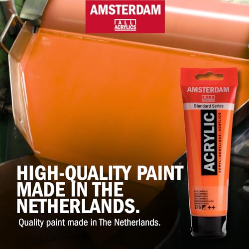 Amsterdam Standard Series Acrylics - Set of 6, Colorful Metallic, 20 ml Tubes