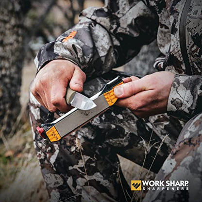 Work Sharp Pro Precision Adjust Elite & Guided Field Knife Sharpener Kit - Professional Sharpening System for Kitchen, Pocket & Outdoor Knives - Complete 2-Piece Bundle Set - style: Pro PA + GFS