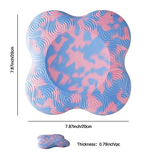 2 PCS Yoga Knee Pads Anti Slip Yoga Support Foam Pads for Women and Men, yoga kneeling pad for Protecting Knees Elbows Wrist Hands
