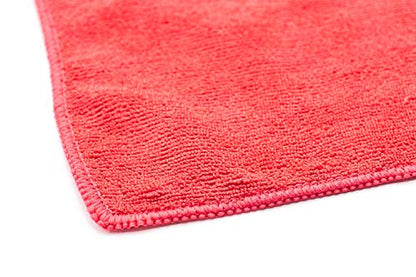 The Rag Company - Sport & Workout Towel - Gym, Exercise, Fitness, Spa, Ultra Soft, Super Absorbent, Fast Drying Premium Microfiber, 320gsm, 16in x 27in, Red (3-Pack) - color: Red