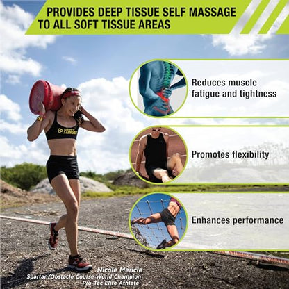 Pro-Tec Athletics Foam Roller, Deep Tissue Massage Roller for Recovery, Therapy, Flexibility, Circulation, and Muscle Release - size: Hollow Core Pink, 5.75" x 18"