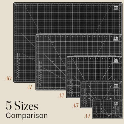 Premium Self Healing Cutting Mat - 36 Inches by 48 inches - A0-3 Layer Quality PVC Construction - Dual Sided, Imperial and Metric Grid Lines - Perfect for Cutting, Sewing, and Crafts - size: 48"L x 36"W