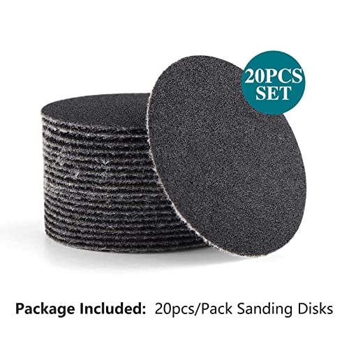 40 Pieces Sanding Disks 1.25" Medium-Grit Sandpaper for Sanding and Distressing All of Your Craft Projects Art Supplies Crafting Project Scrapbooking Supplies Ink Tools Arts Crafts - color: 40PCS Sanding Disks