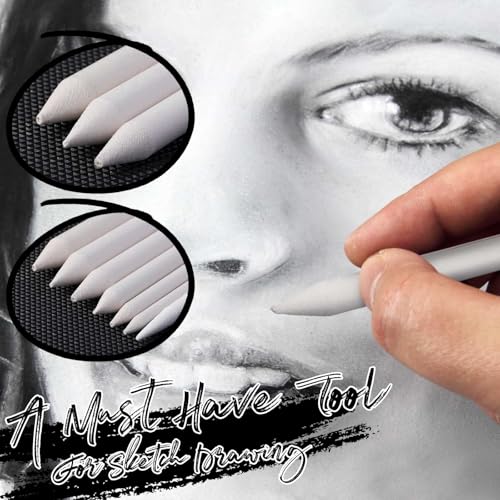 Fulmoon 84 Pcs Blending Stump and Tortillion Set Paper Art Blenders for Drawing Sketch Shading Pencil Oil Pastel Blender Tools Drawing Supplies for Artists Students and Beginners (Assorted) - style: Assorted