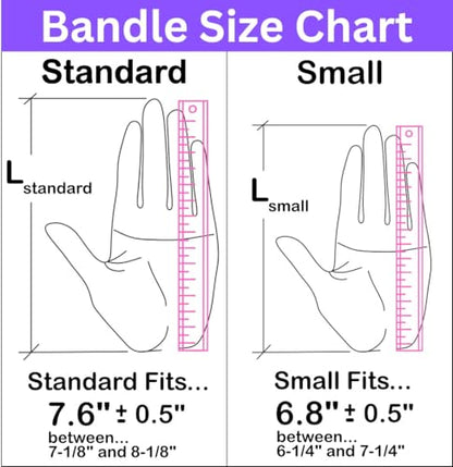 Bandle™ - 저항 밴드를 위한 진정한 인체 공학적 핸들 | 통증 없는 전신 운동의 잠재력을 최대한 발휘하세요 | 고강도 훈련을 위한 내구성 및 편안함 (핸들 2개) - color: 스틸 그레이., size: 스탠다드