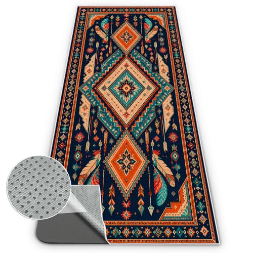 Hot Yoga Towel Non Slip, Ultra-Absorbent Yoga Mat Towel, Soft with Printed Design, Machine Washable, Yoga Pilates Towel Suitable for Exercise, Pilates, Yoga, 72x27in.Three Diamonds - color: Three Diamonds