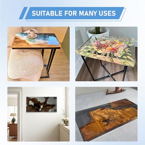Extra Large Epoxy Resin Mold 22.63x11.81x1.38in, Reusable Resin Molds | for River Table, Coffee Table, Trays, Cutting Boards, DIY Resin Art