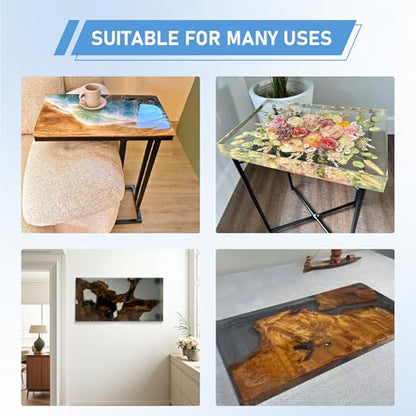 Extra Large Epoxy Resin Mold 22.63x11.81x1.38in, Reusable Resin Molds | for River Table, Coffee Table, Trays, Cutting Boards, DIY Resin Art