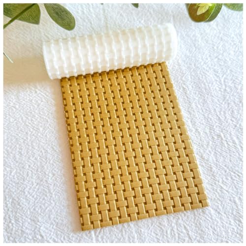 Keoker Polymer Clay Texture Roller, 3in Woven, Like Polymer Clay Texture Sheets, Great with Polymer Clay Cutters - color: Woven