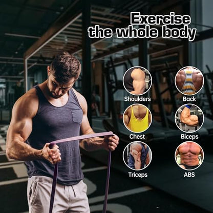 Resistance Bands, Pull Up Assistance for Men/Women, Exercise Bands, Workout Bands for Body Stretching, Physical Therapy, Muscle Training