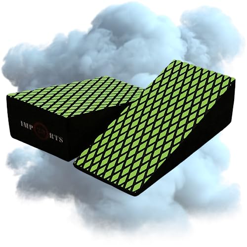 NEW High-Quality EVA Foam Squat Wedge Blocks Lightweight Squat Wedge Block For Yoga, Calf Stretching, Weight Lifting Slant Board Gym Wedges For Heel Elevated Squats 40% Stronger Odorless