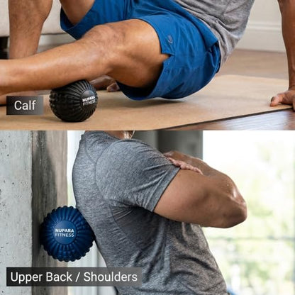 Foam Trigger Point Massage Ball | 5 Inch Massage Ball - color: Black
