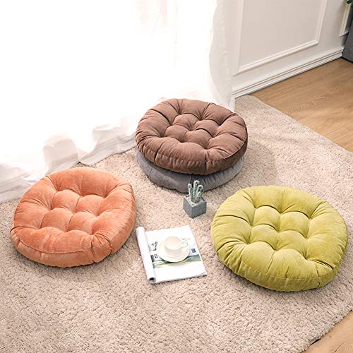 Tiita 22 Inch Floor Cushion - Round Outdoor Chair Cushion Pad - color: (Round)|blue