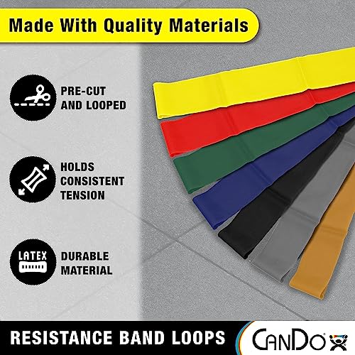 Cando Exercise Loops - Arms - 10" - color: Silver XX-Heavy, size: 30", style: Single