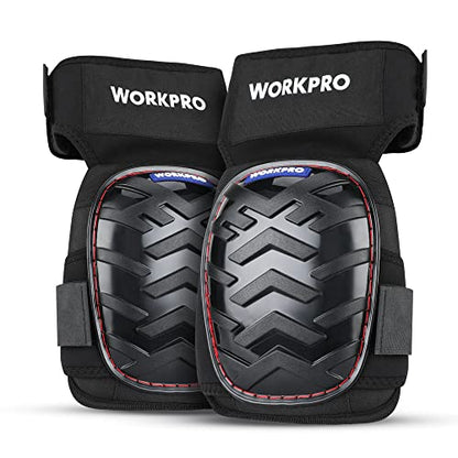 WORKPRO Knee Pads, Heavy Duty Gel Cushion Protector - style: Strap
