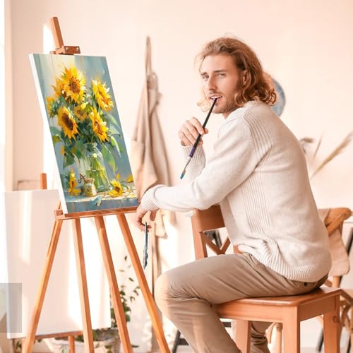 ESRICH Stretched Canvases for Painting 8x10, 10 Pack 8x10 Canvas Value Pack,Primed Acid-Free Cotton Blank Canvas, Paint Canvases for Oil & Acrylic Paint. - size: 8X10IN 10 Packs