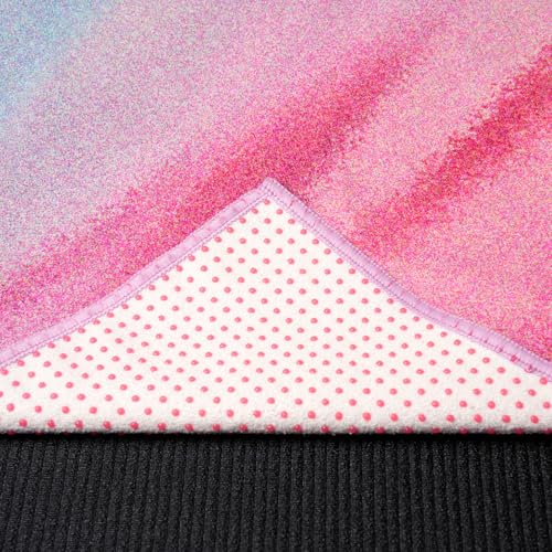 Eunzel Hot Yoga Mat Towel with Grip Dots, Printed Design 72" x 24" | Grip Dot Non Slip, Printed Microfiber Design, Sweat Absorbent, Hot Yoga & Pilate - color: Sunset