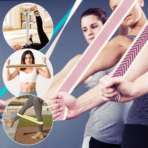 6 Packs Yoga Strap for Stretching Yoga Belt Adjustable Straps for Non Elastic Stretching Strap Exercise Straps for Pilates - color: Arrow Style