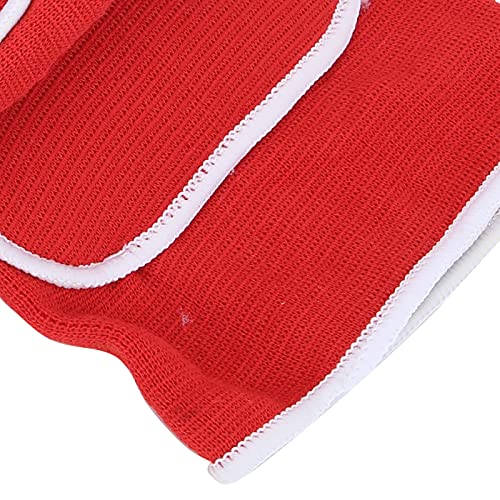 1 Pair Protective Knee Pads,Thicken Sponge Brace Knee Guards,Knee Pads for Dance Yoga Multi Sports (Red)