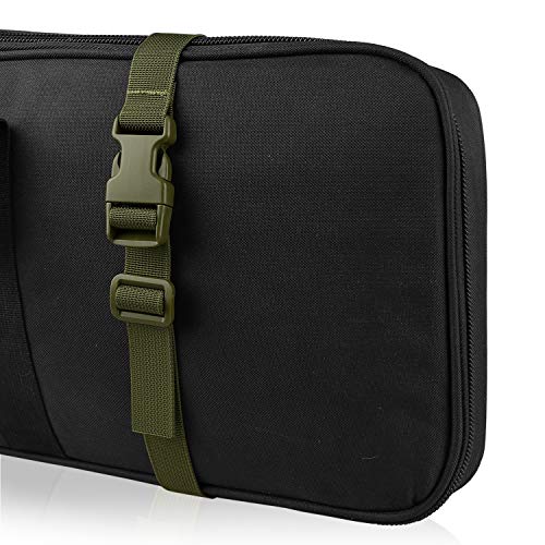 MAGARROW 24" 40" 60" 100" Strap Buckle Packing Straps Adjustable 1-Inch Belt - color: Army Green (4-Pack), size: 1" Wide - 40" Long