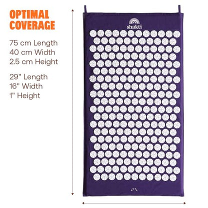 ShaktiMat Acupressure Mat for Tension Release & Relaxation, Level 3 Indigo - color: Indigo, size: Level 3