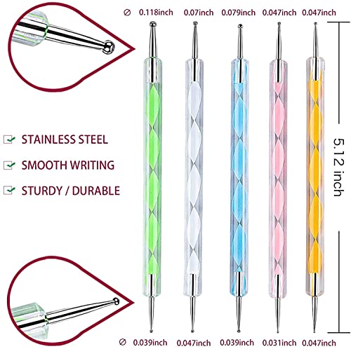 50 Sheets Carbon Paper White Graphite Paper Transfer Tracing Paper and 5 Pieces Ball Embossing Styluses for Wood, Paper, Canvas and Other Art Craft Surfaces (White-50) - color: White
