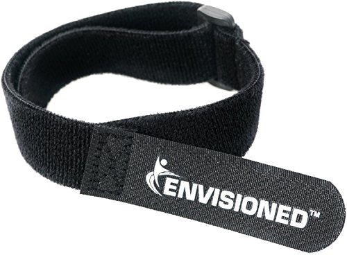 Velour Cinch Straps 2" x 15" - 6 Pack, Soft Touch Microfiber Reusable Hook and Loop - size: 2" x 15"