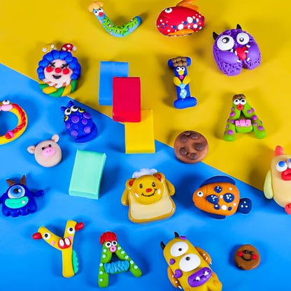 CiaraQ Polymer Clay Kit, Mini Modeling Clay Set | for Kids/Beginners/ Artist, 48 colors - color: 48 Colors