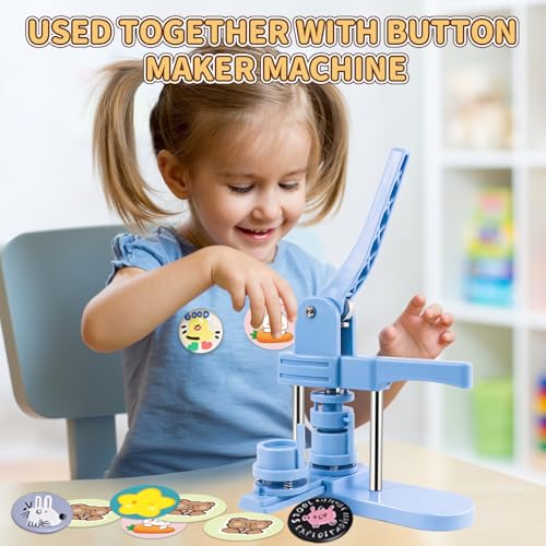 2.28" 58mm Button Paper Cutter, 2.75”/70mm Diameter Circle Cutter Circle Punch, Round Paper Cutter, 70mm Die Cut Machine for Making 2.28" 58mm Buttons DIY Badge Making（2.75”/70mmCutting Diameter ）