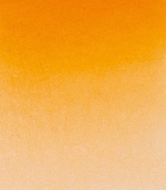 Schmincke - HORADAM® AQUARELL - Finest Artists' Watercolors, 214 Chromium Orange hue, 14 214 044, 1/2 pan - color: 214 chromium orange hue
