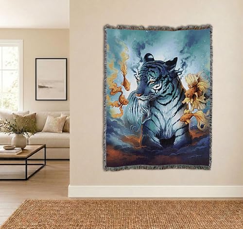 Pure Country Weavers Dream Blanket by Jonas Jödicke - Gift Tapestry Throw Woven from Cotton - Made in The USA (72x54) - color: Dream, size: 72x54