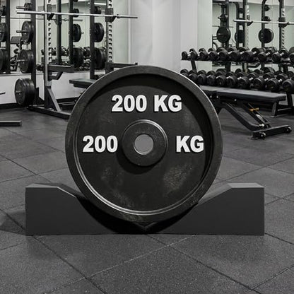 2 Pack Squat Wedge Blocks for Heel Elevated Squats, Slant Board for Calf Stretching and Ankle Mobility, Non Slip Squat Ramp for Weightlifting, Deadlifts, Balance Training, Home Gym Leg Exercise Equipment